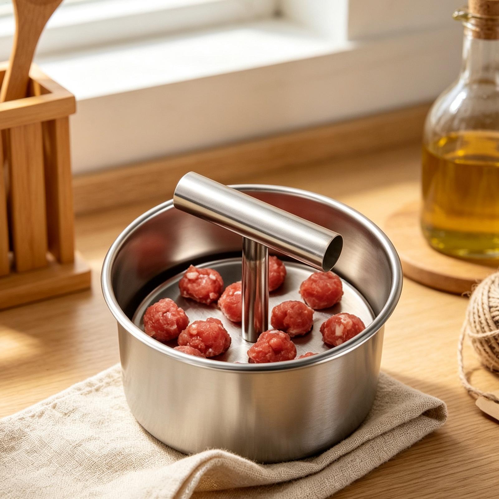 Meat Patty Maker Press Manual - Meatball Maker Tool For Pork Beef