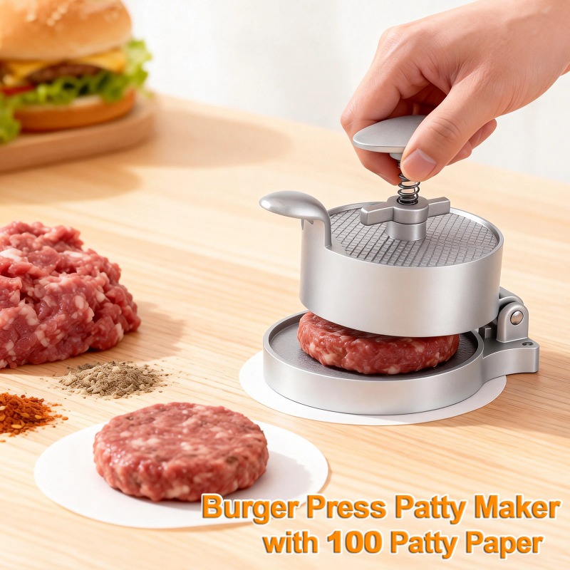 Meat Patty Maker Press Manual - Manual Burger Press Patty Maker with