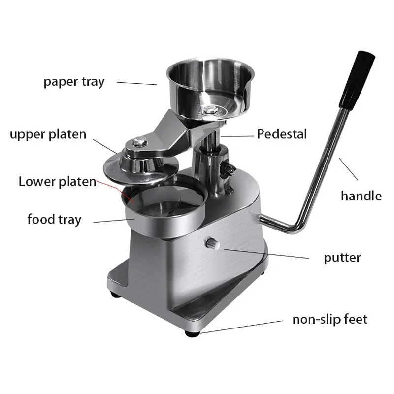 130/100MM Commercial Manual Ha - đánh giá và giá Meat Patty Maker Press Manual