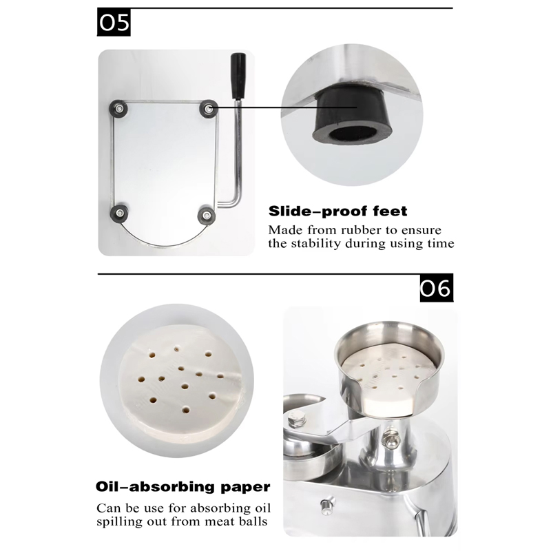 130/100MM Commercial Manual Ha - đánh giá và giá Meat Patty Maker Press Manual