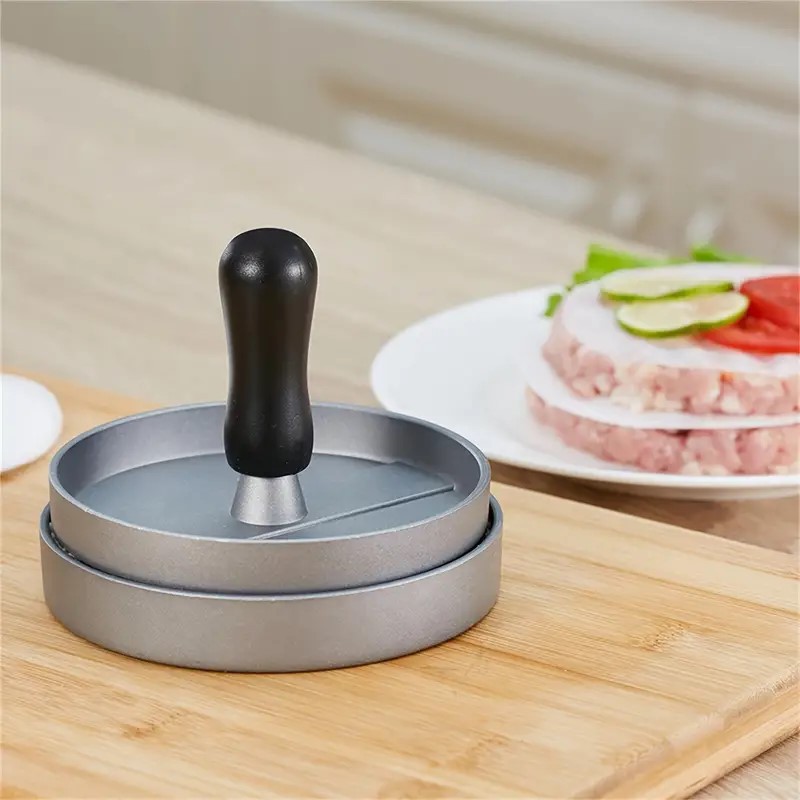 Burger Báo Chí patty Maker nhô - đánh giá và giá Meat Patty Maker Press Manual