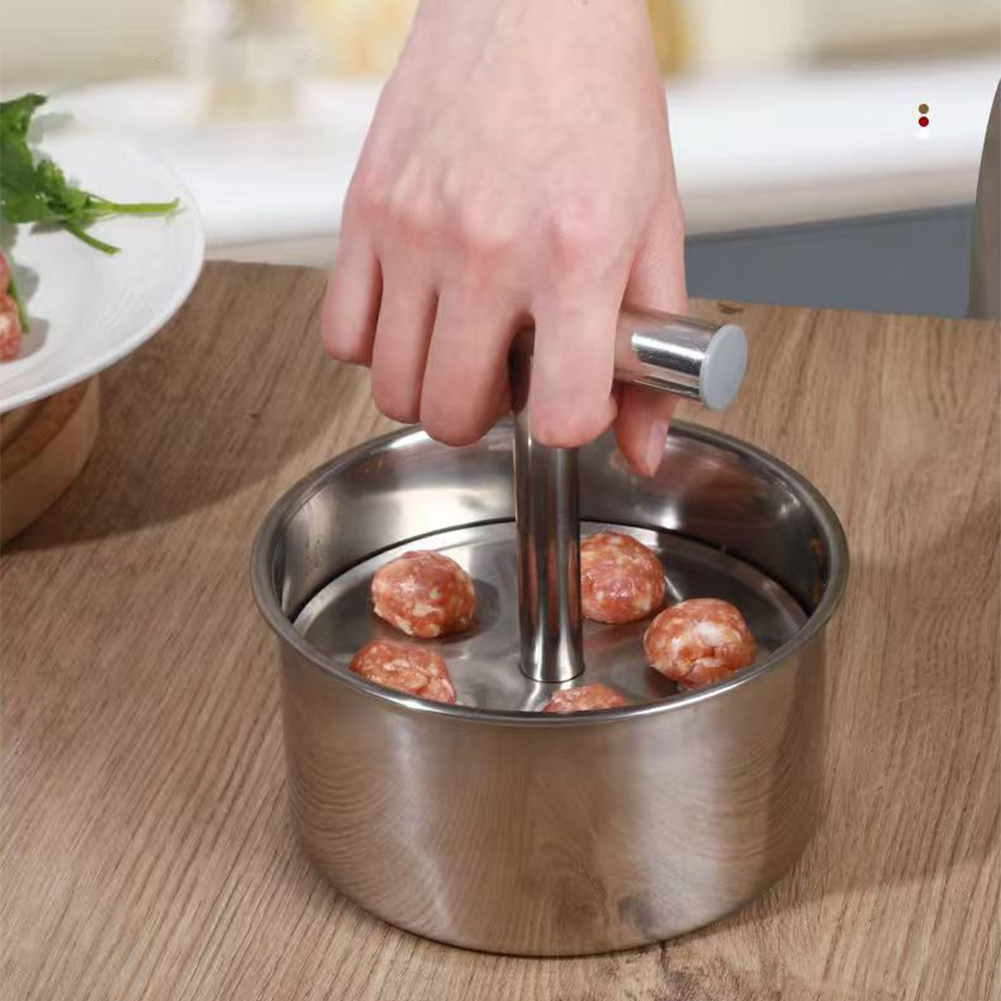 Stainless Steel Meatball Maker - đánh giá và giá Meat Patty Maker Press Manual