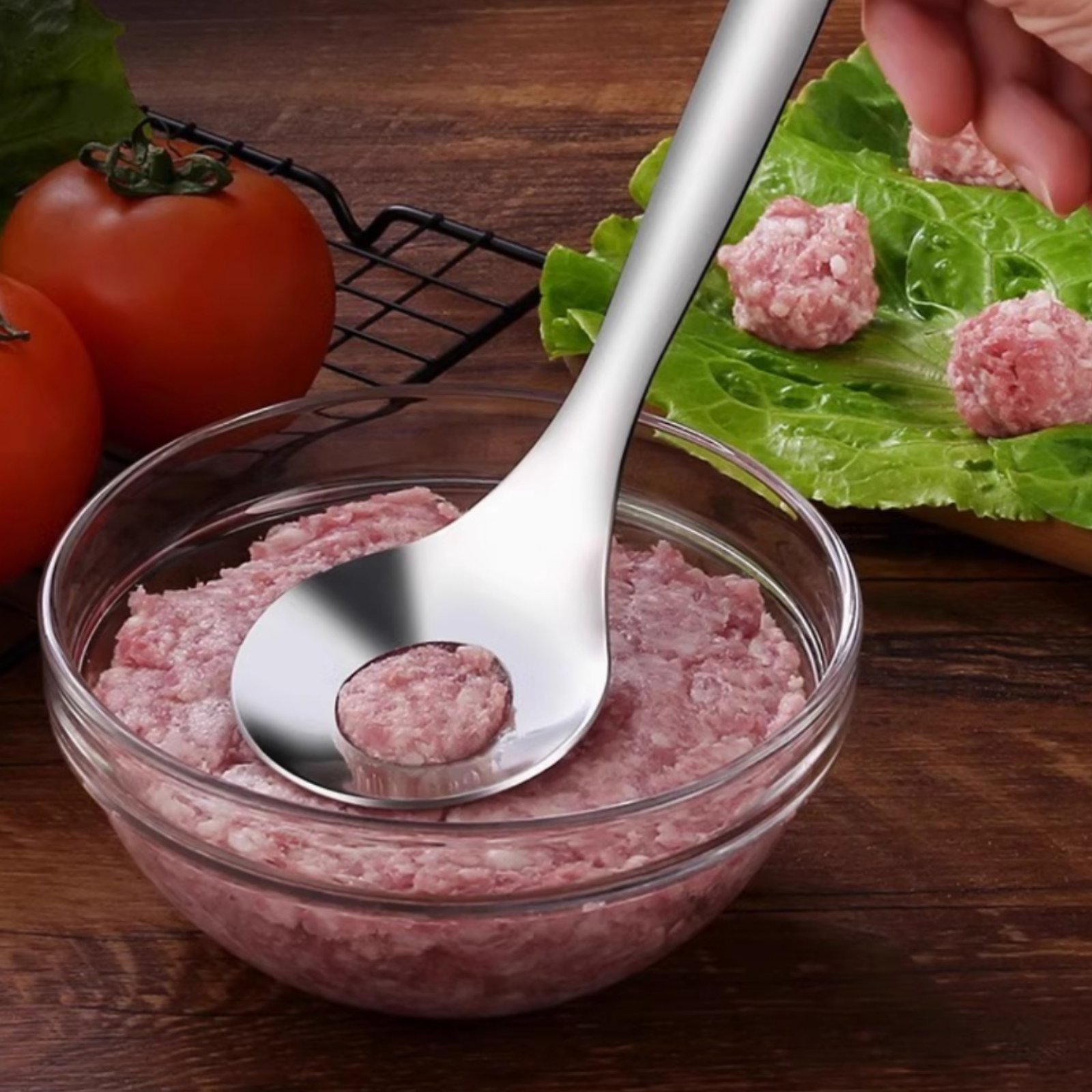 Stainless Steel Meatball Maker - đánh giá và giá Meat Patty Maker Press Manual