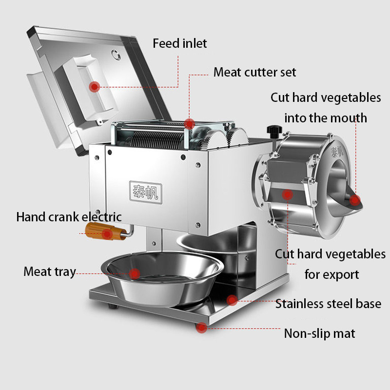 Commercial Electric Meat Slice - đánh giá và giá Electric Meat Mincer 850W