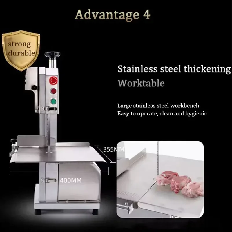 New Band Saw Bone Cutter Comme - đánh giá và giá Meat Band Saw Cutting Machine
