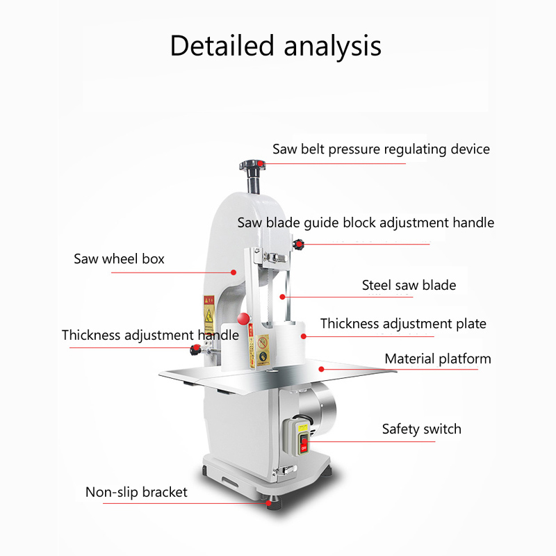 Stainless Steel Meat Band Saw  - đánh giá và giá Meat Band Saw Cutting Machine
