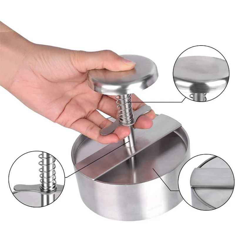 Hamburger Patty Maker Press 30 - đánh giá và giá Meat Patty Maker Press Manual