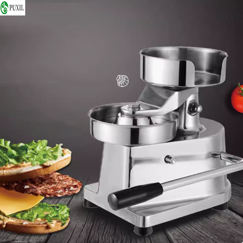 Commercial hamburger machine,  - đánh giá và giá Meat Patty Maker Press Manual