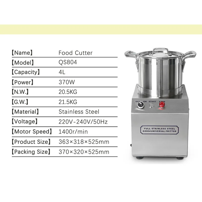 Commercial Multi-purpose Food  - đánh giá và giá Commercial Bowl Chopper Meat