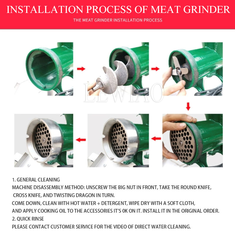 Electric Meat Grinder Heavy Du - đánh giá và giá Meat Grinder Sausage Maker 32