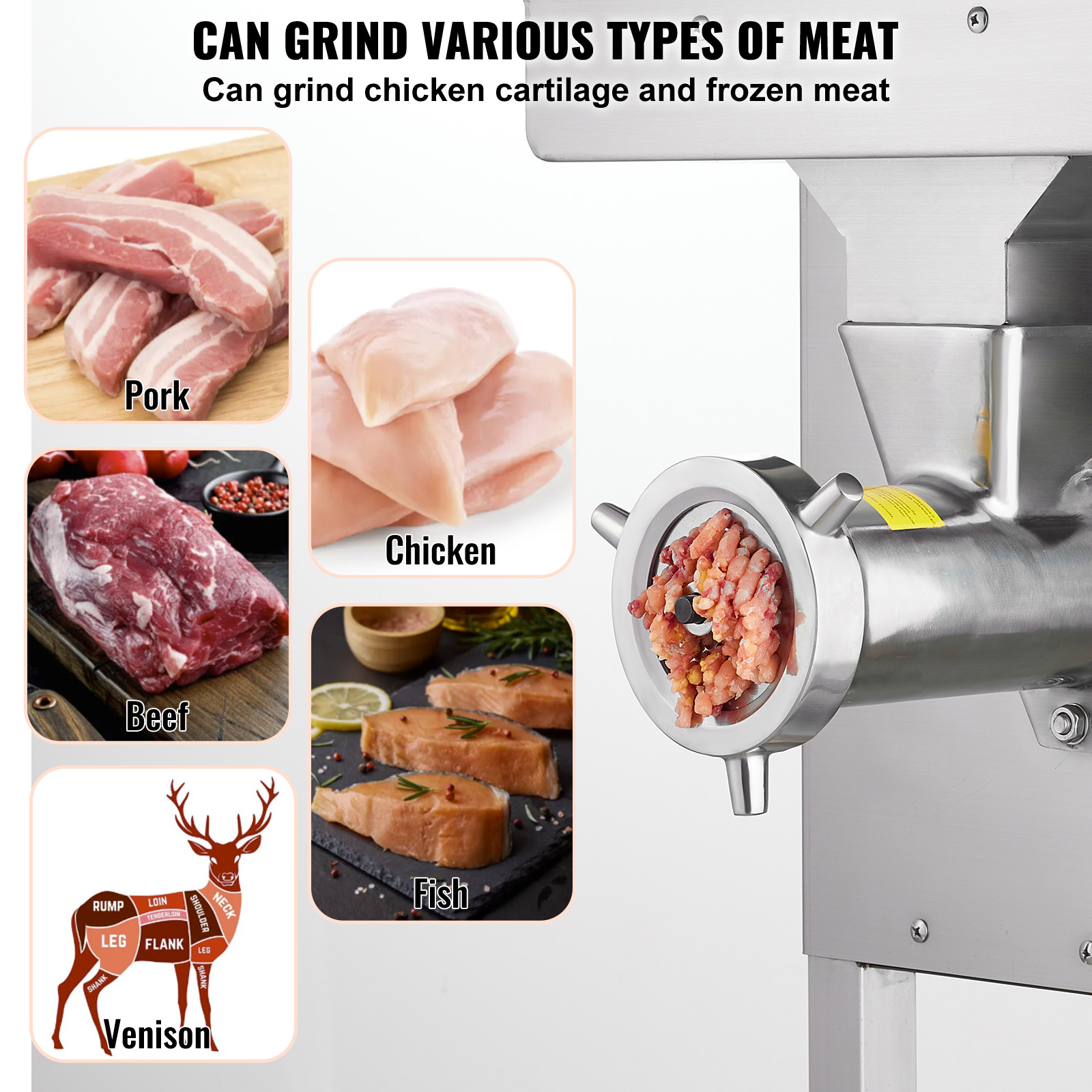New #32 Meat Grinder Capacity  - đánh giá và giá Meat Grinder Sausage Maker 32