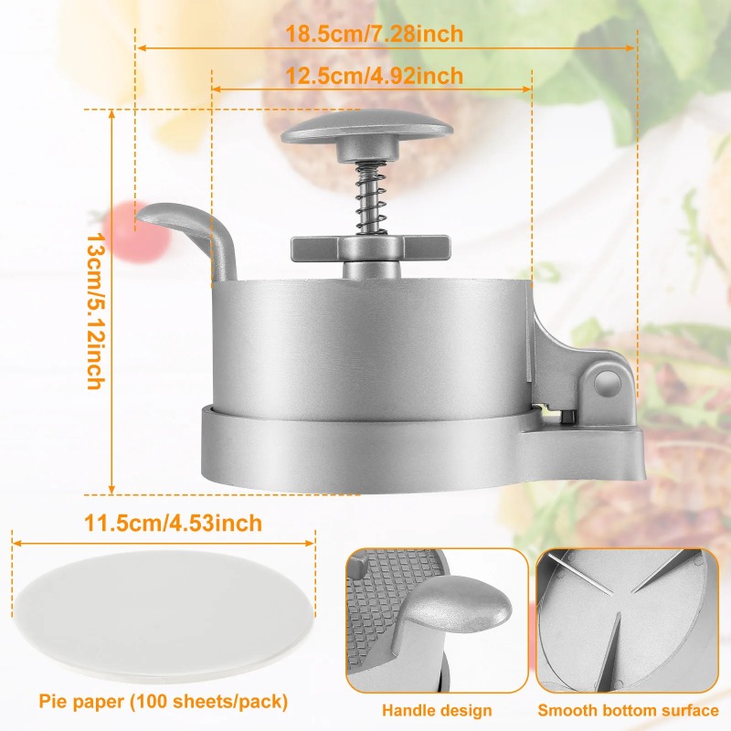 Manual Burger Press Patty Make - đánh giá và giá Meat Patty Maker Press Manual