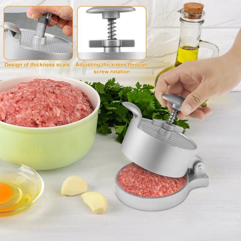 Manual Burger Press Patty Make - đánh giá và giá Meat Patty Maker Press Manual